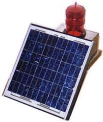 solar aircraft warning light